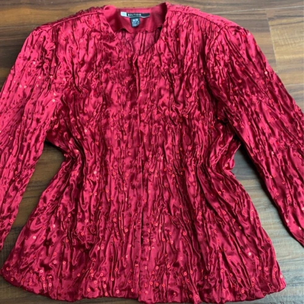 Shiny elegant cardigan from boutique